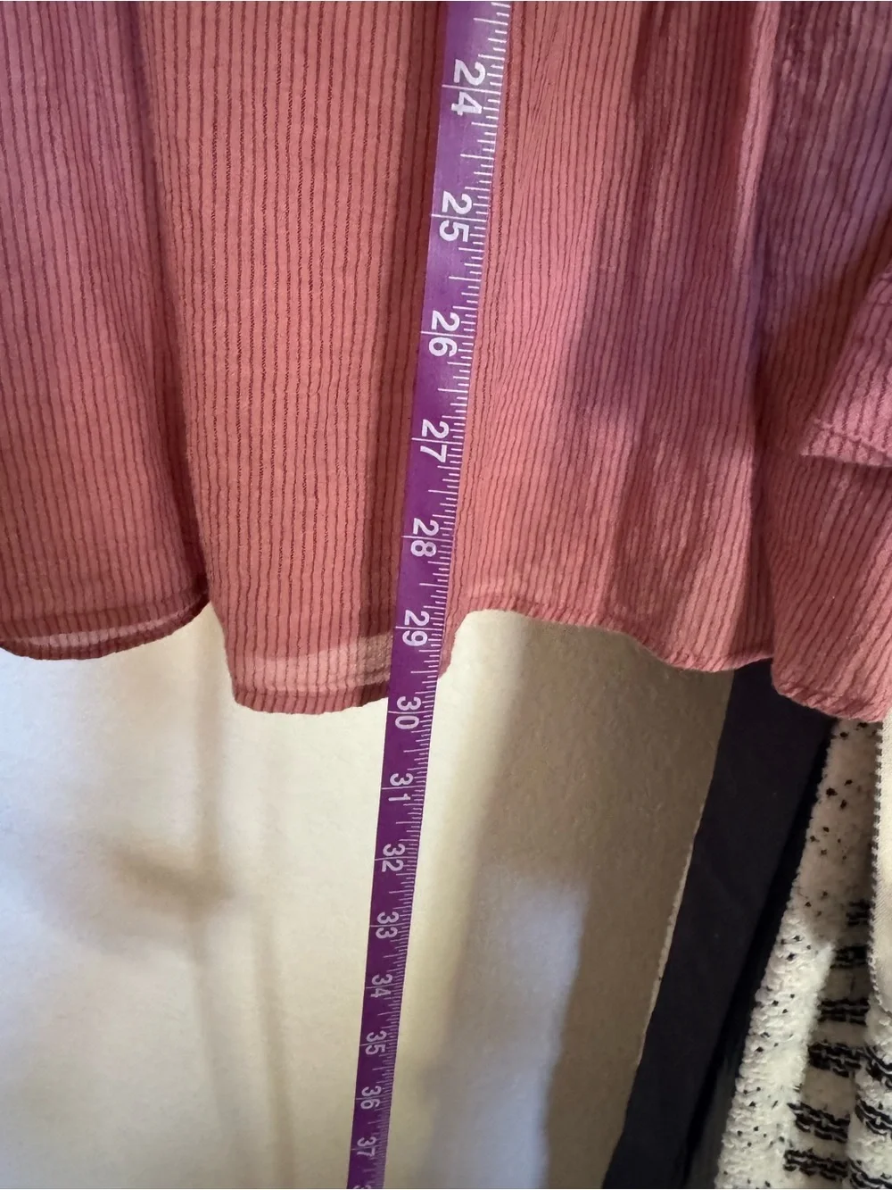 Free People Mauve Embroidered V-Neck Boho Tunic